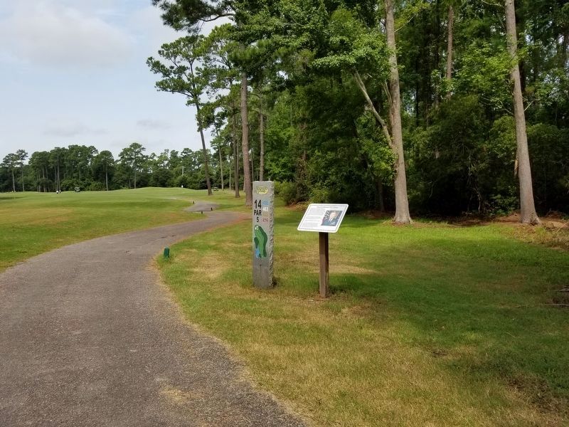 14th hole, Whispering Pines Golf Course image. Click for full size.