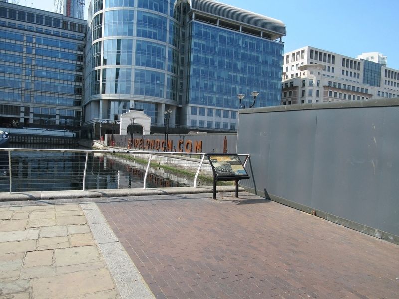 West India Dock North Quay Marker. Click for full size. West India Dock North Quay Marker image. Click for full size.