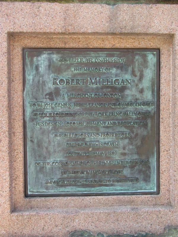 Robt Milligan Marker. Click for full size. Robt Milligan Marker image. Click for full size.
