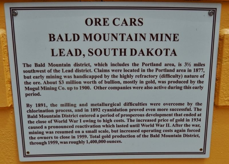Ore Cars Marker image. Click for full size.