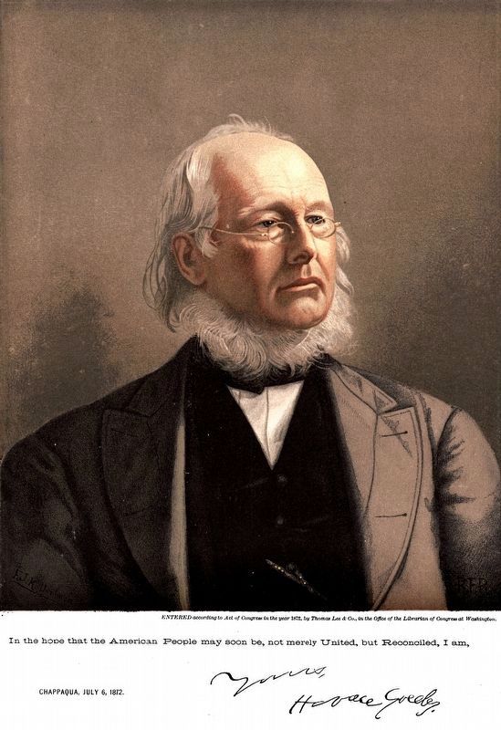 Horace Greeley<br>1872 image. Click for full size.