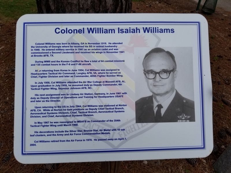Colonel William Isaiah Williams Marker image. Click for full size.