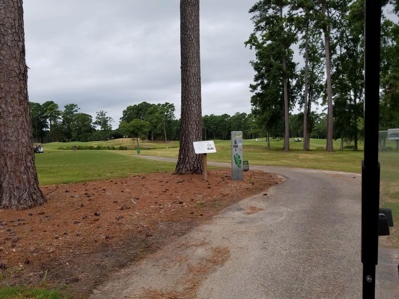 6th hole, Whispering Pines Golf Course. Click for full size. 6th hole, Whispering Pines Golf Course image. Click for full size.