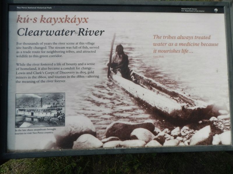 Clearwater River Marker image. Click for full size.