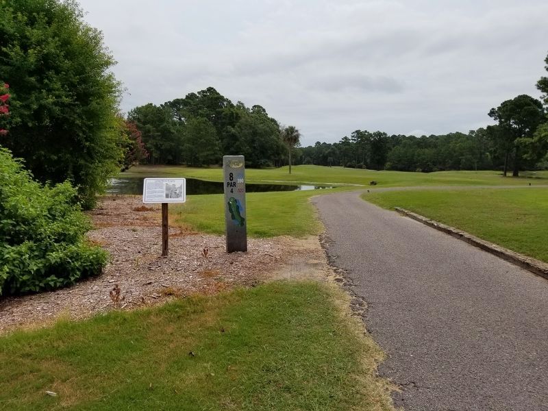 8th hole, Whispering Pines Golf Course. Click for full size. 8th hole, Whispering Pines Golf Course image. Click for full size.