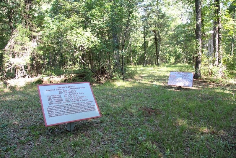 Johnson's Brigade Marker image. Click for full size.