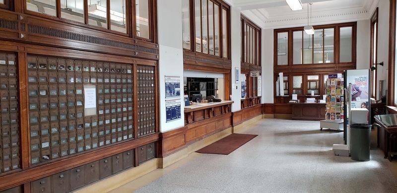 Post Office Interior image. Click for full size.