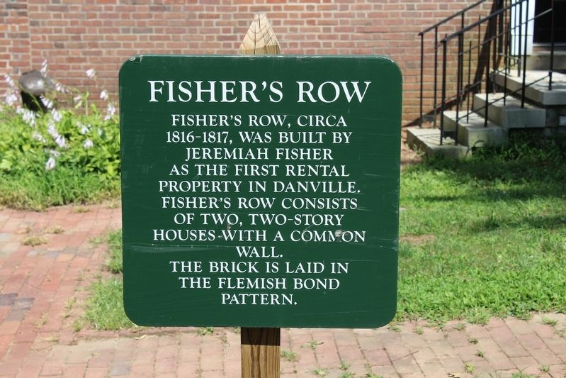 Fishers Row Marker image. Click for full size.