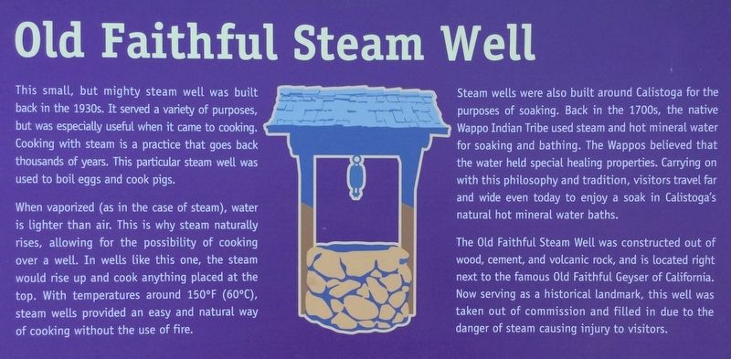 Old Faithful Steam Well Marker image. Click for full size.