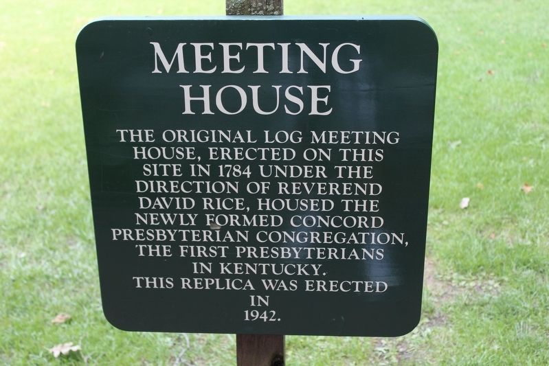 Meeting House Marker image. Click for full size.