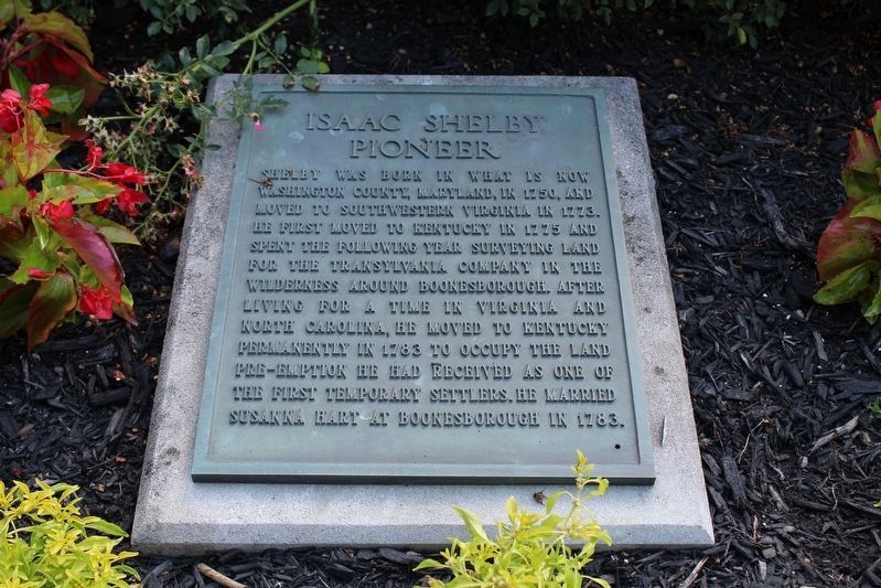 Isaac Shelby Pioneer image. Click for full size.