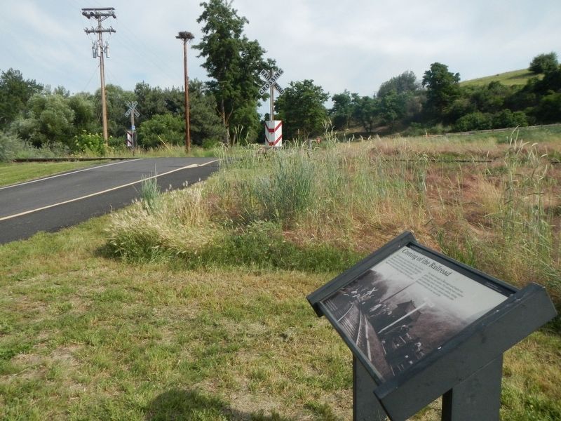 Coming of the Railroad Marker image. Click for full size.