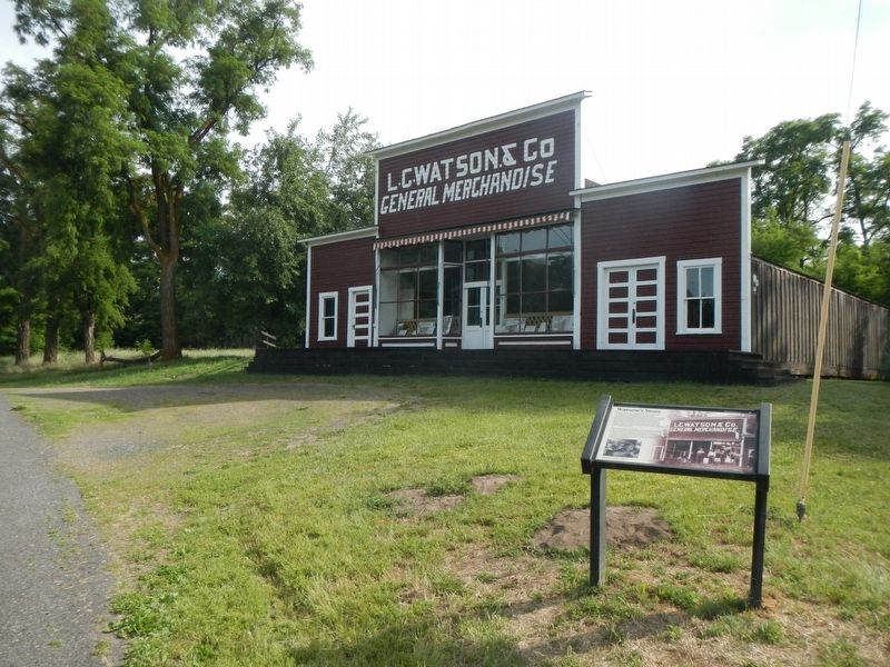 Watson's Store and Marker image. Click for full size.