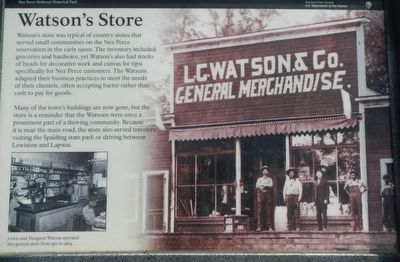 Watson's Store Marker image. Click for full size.