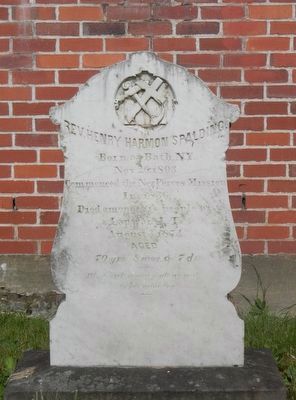 Rev. Henry Harmon Spalding image. Click for full size.