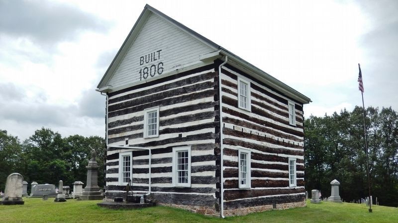 Old Log Church (1806) image. Click for full size.