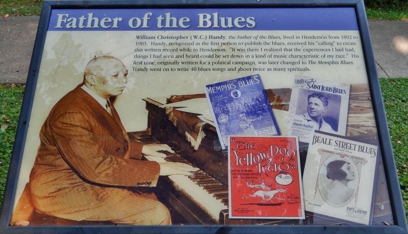 Father of the Blues Marker image. Click for full size.