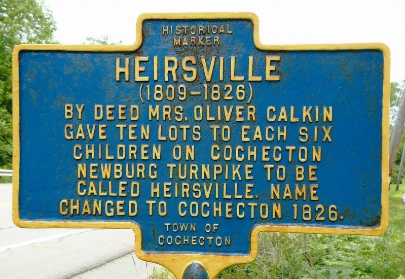 Heirsville Marker image. Click for full size.