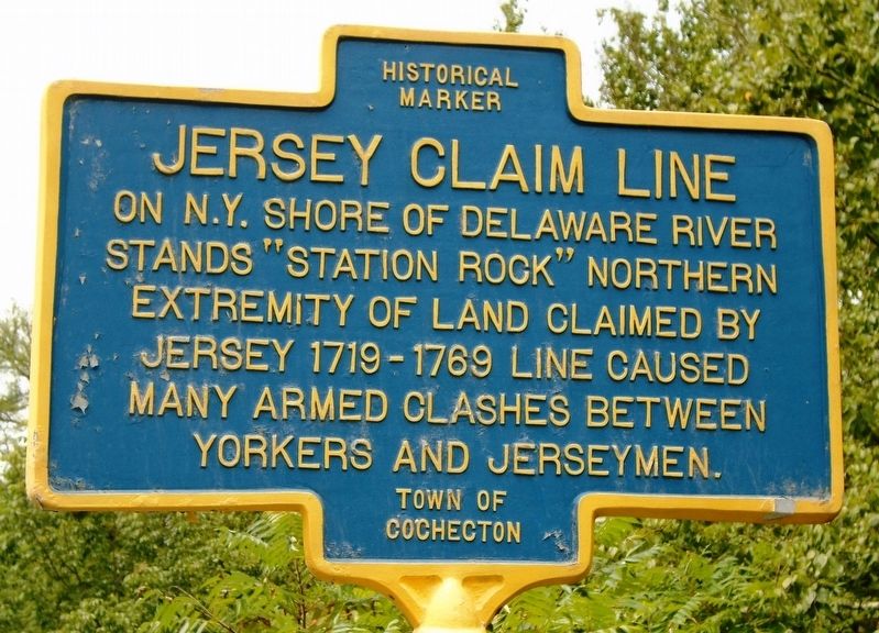Jersey Claim Line Marker image. Click for full size.