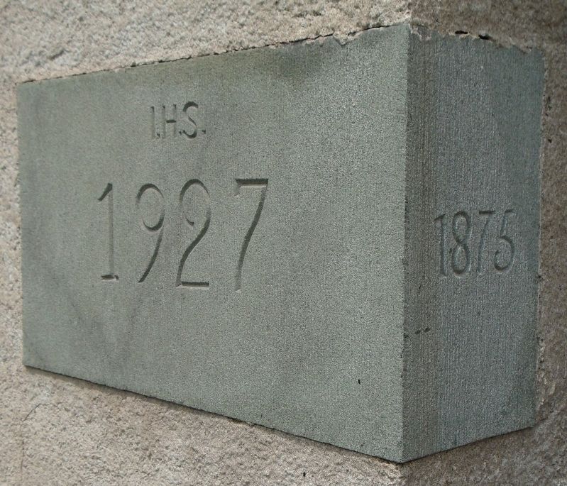 St. James Church Cornerstone image. Click for full size.