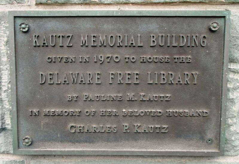 Kautz Memorial Building Marker image. Click for full size.