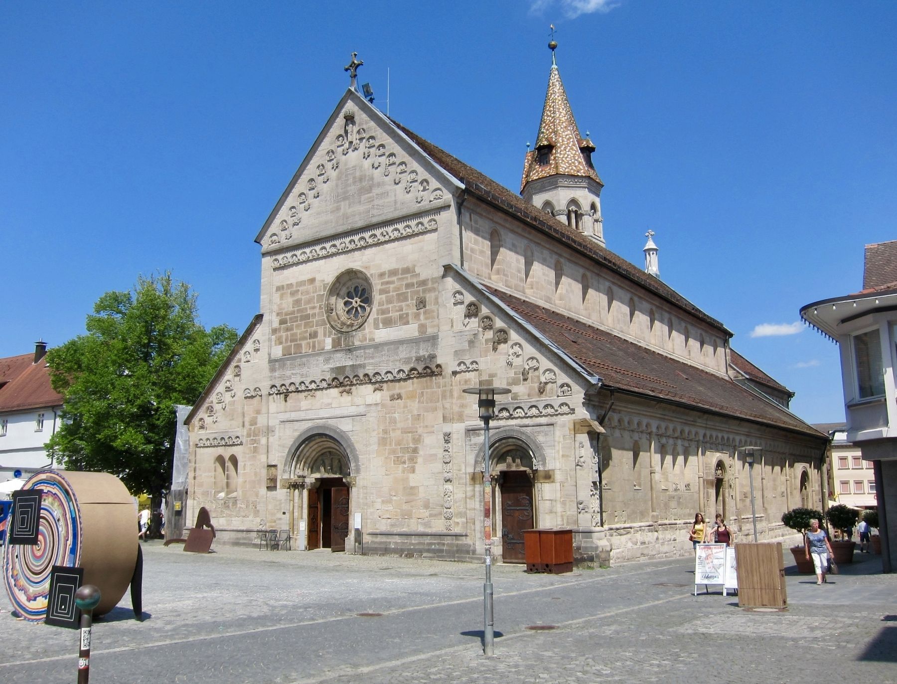 Johanniskirche / St. John's Church and Marker image. Click for full size.