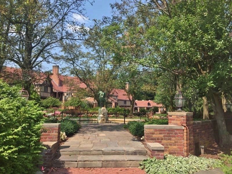 Meadow Brook Hall Gardens image. Click for full size.