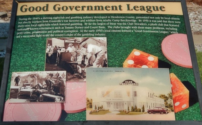 Good Government League Marker image. Click for full size.