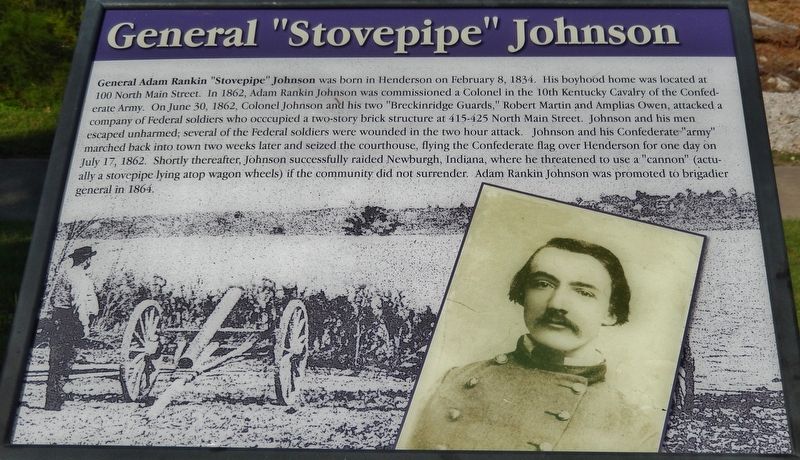General "Stovepipe" Johnson Marker image. Click for full size.
