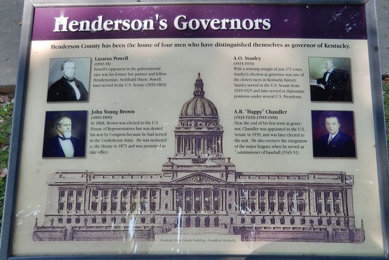 Henderson's Governors Marker image. Click for full size.