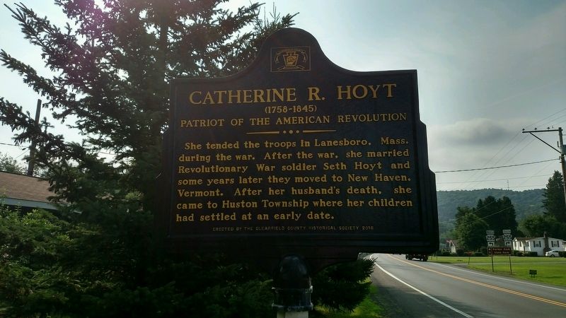 Catherine R. Hoyt Marker image. Click for full size.