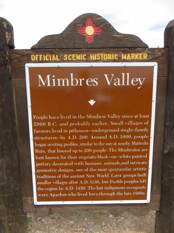Mimbres Valley Marker image. Click for full size.