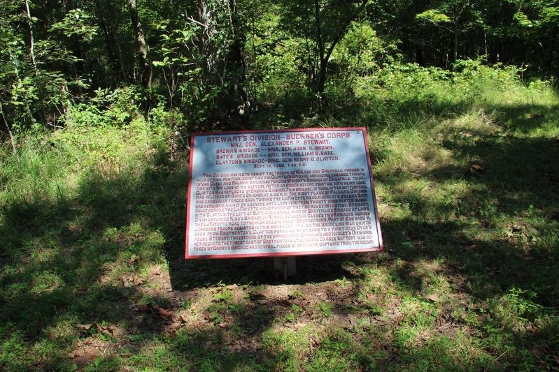 Stewart's Division Marker image. Click for full size.