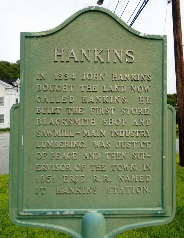 Hankins Marker image. Click for full size.