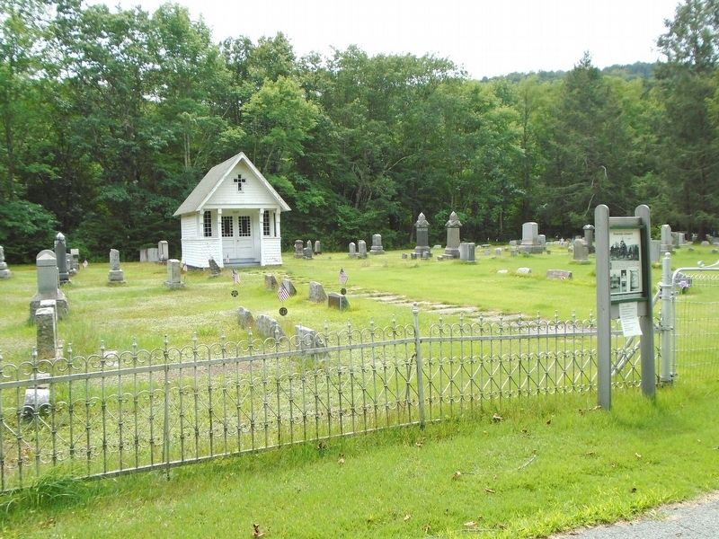 Riverside Cemetery and Marker image. Click for full size.
