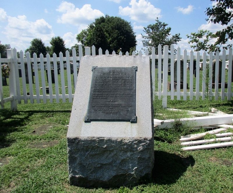 Governor Charles Willing Byrd Marker. Click for full size. Governor Charles Willing Byrd Marker image. Click for full size.