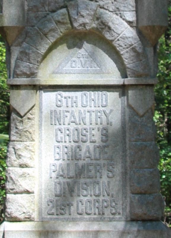 6th Ohio Infantry Marker image. Click for full size.
