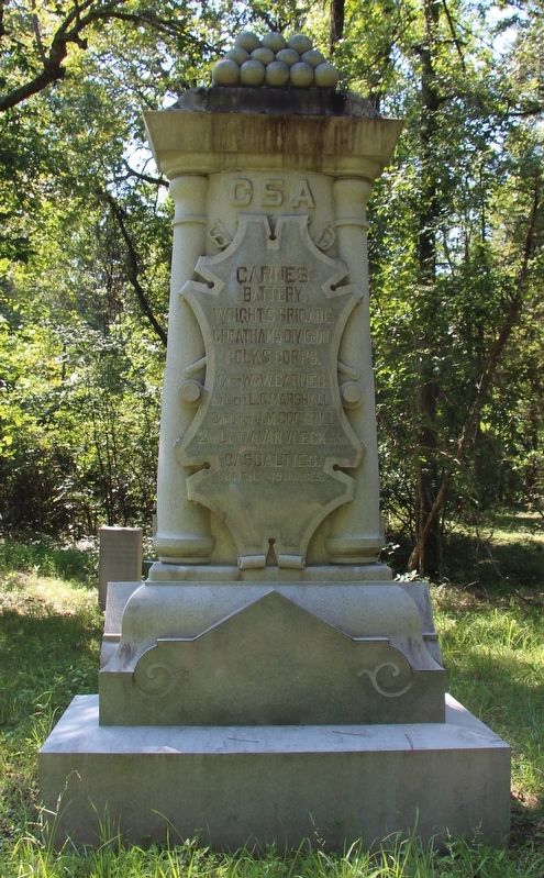 Carnes' Tennessee Battery Marker image. Click for full size.