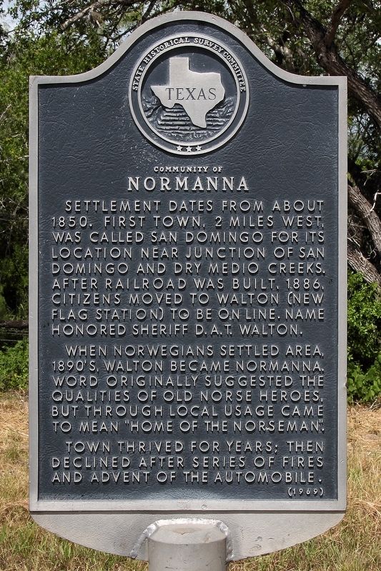Normanna Marker image. Click for full size.