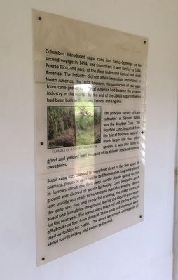 The Serpon Sugar Mill Marker - Sugar Cane <i>continued</i> image. Click for full size.