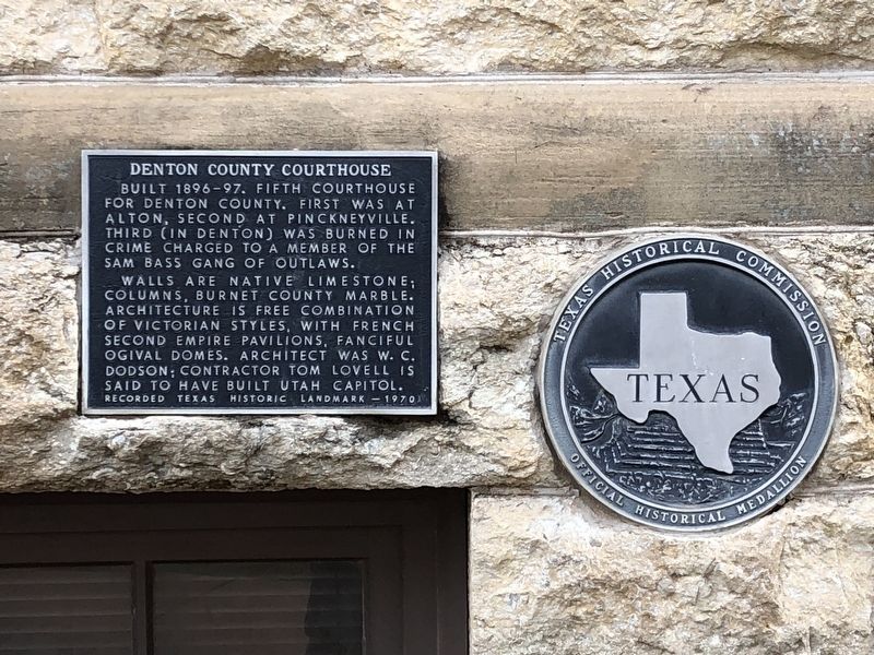Denton County Courthouse Marker image. Click for full size.