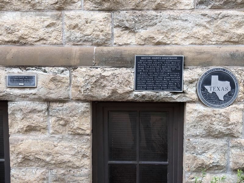 Denton County Courthouse Marker image. Click for full size.