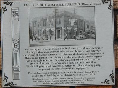 Pacific Northwest Bell Building (Historic Name) Marker image. Click for full size.