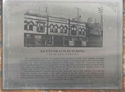 Kettenbach Building Marker image. Click for full size.