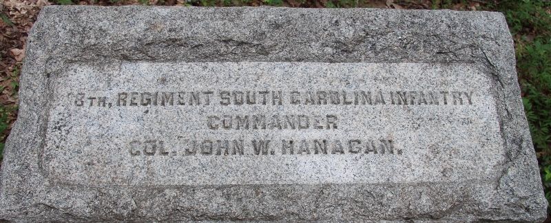 8th South Carolina Infantry Marker image. Click for full size.