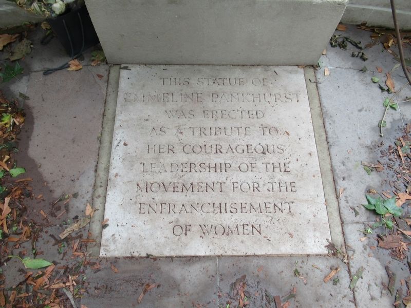 Emmeline Pankhurst. Click for full size. Emmeline Pankhurst image. Click for full size.