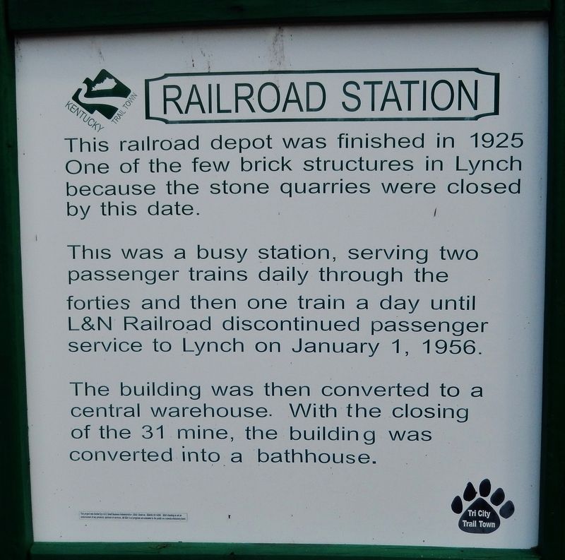 Railroad Station Marker. Click for full size. Railroad Station Marker image. Click for full size.