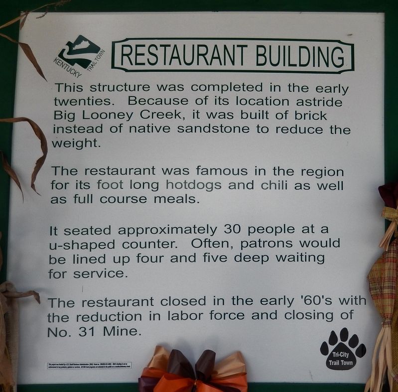 Restaurant Building Marker. Click for full size. Restaurant Building Marker image. Click for full size.