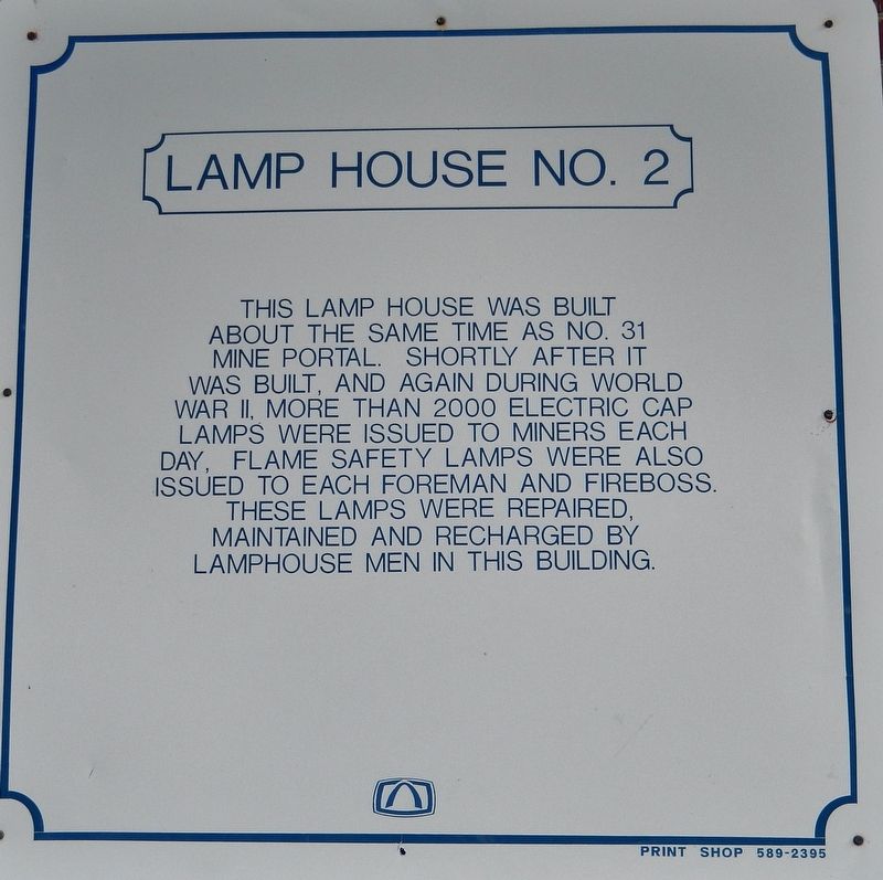 Lamp House No. 2 Marker image. Click for full size.