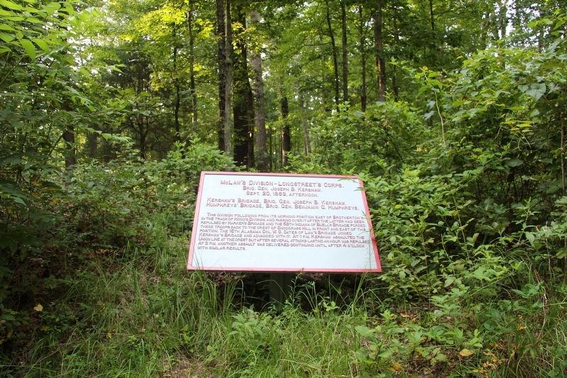 McLaw's Division Marker. Click for full size. McLaw's Division Marker image. Click for full size.